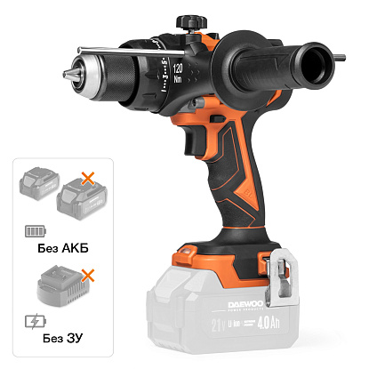 Дрель-шуруповерт ударная аккумуляторная DAEWOO DAA 6521Li